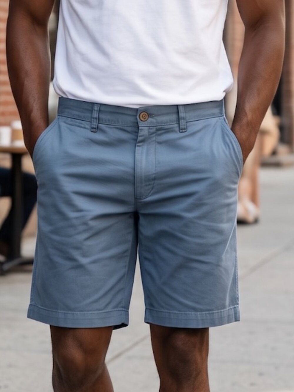 Ralph Lauren Nantucket Twill Light Blue Shorts Relaxed Fit 10" Inseam Size 30
